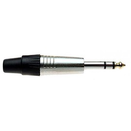 Stagg 16027 6.3 mm Male Stereo Jack/Plug with Gold Tip