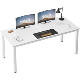 Need Large Computer Desk 70.8 x 31.5 inches Conference Table Large Office Desk Writing Table Workstation for Home Office,White ND-10FJGSAC3-180WW