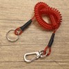 Mini Skater 1Pcs Fishing Coil Lanyard Retractable Plastic Safe Rope