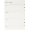 Filofax 132848 Activity Planner Insert Organiser A5 White
