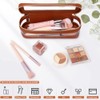 Pinkmik - Bolsa de maquillaje transparente para maquillaje, bolsa de