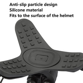 Haoyou Helmet Chin Mount Strap Compatible with Gopro Hero 13 12 11 10 9 8 7，Motorcycle Helmet Extension Attachment Mounting Accessories (Black)