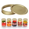 Stainless Steel SplitType Mini Glass Jar Lids Container Sealing Cover