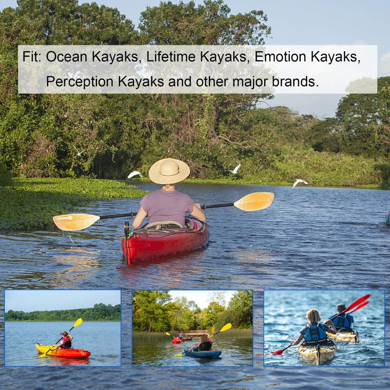 Wosijm Replacement Kayak Lifetime Emotional Seat Clip and Hook Pack