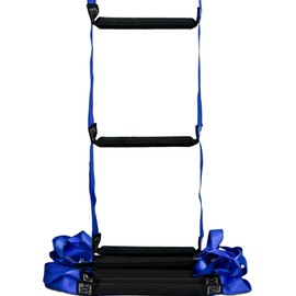 13ft Fire Escape Ladder - Emergency Safety Rope for 2-3 Story Homes, Reusable Window/Balcony Ladder, Durable Quick Escape