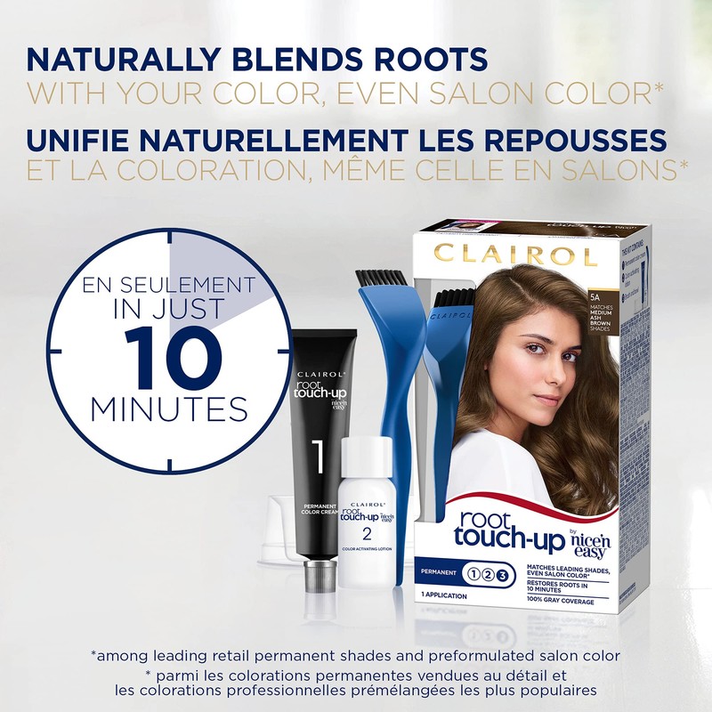 Clairol Root Touch-Up Permanent Hair Dye, 6R Light Auburn /