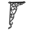 Outdoor Hanging Bracket Black Iron Multifunctional Decorative Plant Hanger for