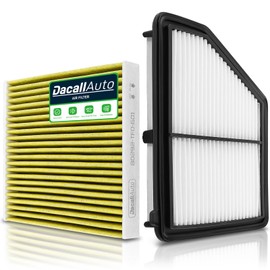 Dacall Engine & Cabin Air Filter Set for Honda Civic L4-2.0L (2016-2024), for Honda HR-V L4-2.0L (2023-2025). Replace 17220-5BA-A00, CA12051; 80292-TF0-G01, CF11182