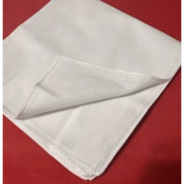 DEVIEGATH HANDKERCHIEFS PANUELO POCKET SQUARES MEN HOMBRE WHITE COTTON 18PK 16x16