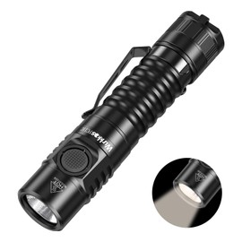 Wurkkos FC11C LED EDC Flashlights Rechargeable - High Lumen 90CRI Max 1200Lumen Flashlight, IP67 Waterproof Torch, Magnetic Tailcap, 155Meters Beam Distance Great for Garden Dog Walking Emergency