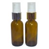 Meliars Frasco 30 Ml Cristal Ambar Con Dispensador Dorado (10