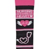 10-14mmHG Compression Socks Nursing is a Work of Heart (Pink
