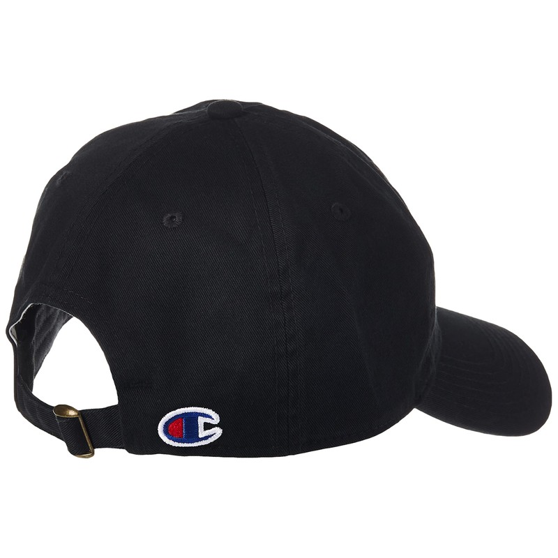 Champion Ameritage Dad Adjustable Cap, Medium Black, One Size
