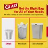Glad Trash Bags, Small Garbage Bags - 4 Gallon White