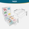 Pack of 2 pill box, 7 days, pill box, 12