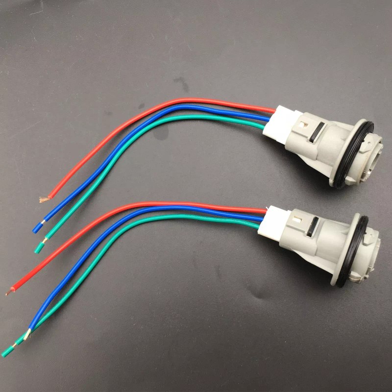 IBVIBV 2 Front Turn Signal Light Socket Connector Harness W