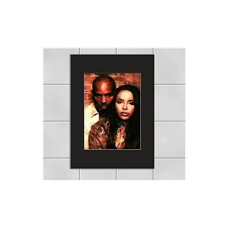 rpbdesign DMX Aaliyah Graphic Image Photo Picture 8x10 Mat 5x7