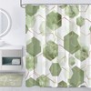 Litabel Modern Extra Long Shower Curtain for Bathroom, Sage Green