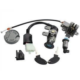 GOOFIT Ignition Switch Key Set Replacement For GY6 49cc 50cc Chinese Scooter 139QMB Parts