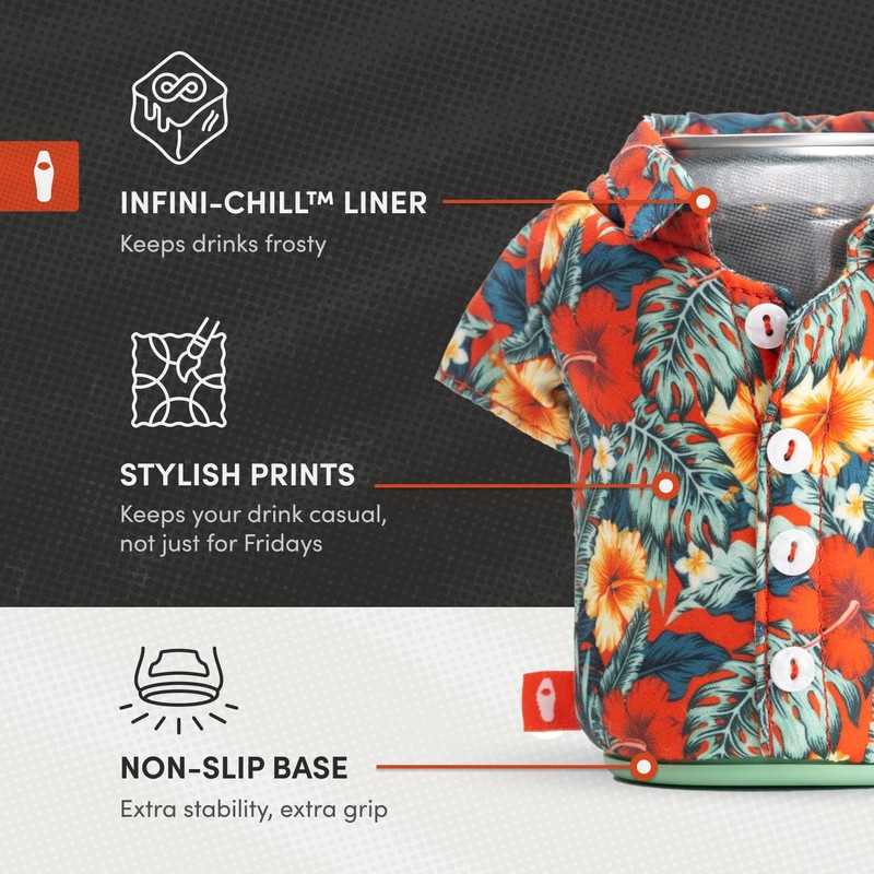Puffin - The Aloha Shirt - Insulated 12 oz Can