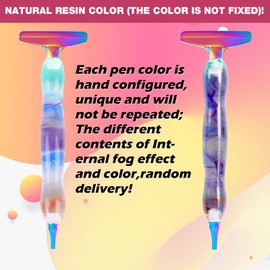 Diamond Painting Pen Accessories Tools Set,1PCS Diamond Art Pen and 3PCS Colorful Metal Screw Thread Multi Placer Tips,Diamond Painting Drill Pens for DIY Diamond Art