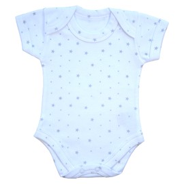 BabyPrem Premature Baby 2 Bodysuits Unisex Clothes 3.5-5.5lb WHITE MOON & STARS PREM 2