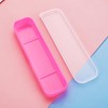 3-Piece Portable Cutlery Set with Lid - 8in Travel Utensil