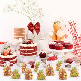 200 Piezas Bolsas de Organza, 7X9 CM Organza Bolsas de Regalo, Bolsas de Dulces para Boda, Fiesta, Cumpleaños, Navidad, Joyería, Caramelos, Auriculares, Recuerdos y Souvenirs