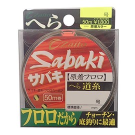 OWNER 66084 Fluorocarbon Line Zite Sabaki Spatula Line 16.9 ft (50 m) 0.6 No. Yellow