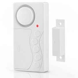 wsdcam Freezer Door Alarm with Delay When Left Open, 3/15/30/60 Seconds Adjustable Delay Refrigerator Alarm Wireless Fridge Alarm Door Open Alarm Loud 108 dB