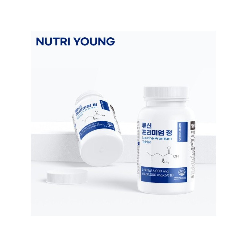 류신 타블렛 유청 단백질 프리미엄 정 1000mg 60정 2개월분 노인