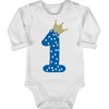Shirtracer - Baby Bodysuit Long Sleeve Girl Boy - 1st