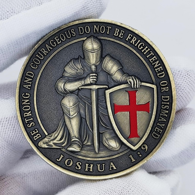 Christian Knight Templar Challenge Coin Armor of God Coin- Philippians