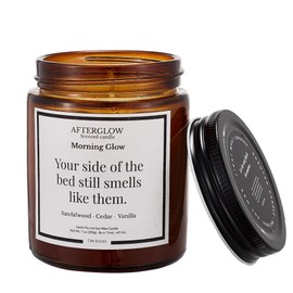 Between US Candle – Morning Glow Scented Soy Jar Candle, 7oz – Fresh Citrus & Floral Aromatherapy, Long Lasting Candle for Bedroom or Living Room