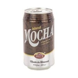 (Pack of 8 Cans) Royal Mills Island Mocha Hawaiian Coffee Drink 11 oz.