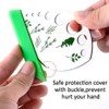 Herb Stripper, Jiaedge Green 9 holes Stainless Steel Kitchen Herbs
