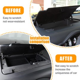 LLKUANG Dashboard Storage Tray Dash Storage Box Compatible with Toyota FJ Cruiser 2007-2021,Center Console Organizer Interior Accessories