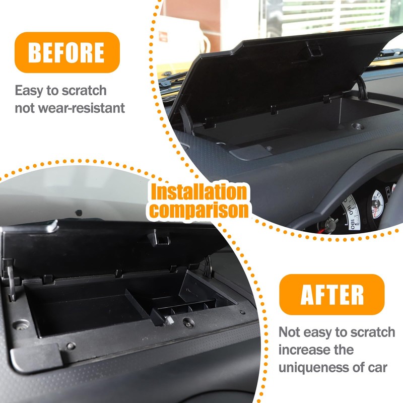 LLKUANG Dashboard Storage Tray Dash Storage Box Compatible with Toyota