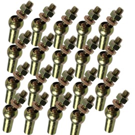 Lift Supports Depot Qty (20) Swivel Straight Ball Socket with Ball Stud. Thread M8x1.25 Both ends Shocks Struts