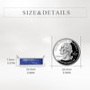 CRMAD Bar Lapis Lazuli Urn Necklace Sterling Sliver Cremation Jewelry