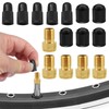 15pcs Valve Adapter Set, Brass Presta Valve Adaptor, Bike Pump