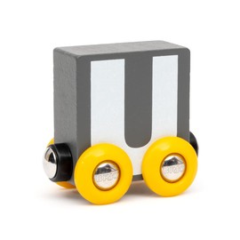 BRIO – Letter Train U | Wooden Train Set Accessory Toy for Kids Age 2 Years Up