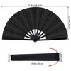 2 Packs Large Folding Hand Fan Handheld Folding Fans Chinese