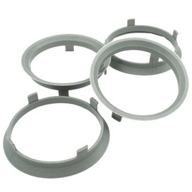 4x Centring Rings 70.1 x 66.6/70.1 to 66.6 Grey Compatible with Subtle