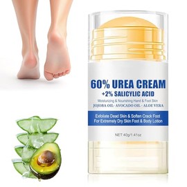 Crema Hidratante para Pies Secos y Agrietados, Repara e Hidrata con Efecto Exfoliante, Ungüento Hidratante para Pies, 40 ml (1)