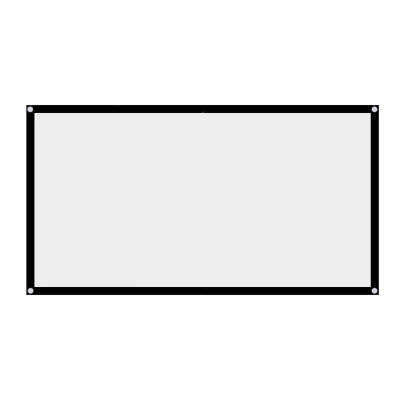 Tiiyee Projection Screen, 60-120 Inch 16:9 Projection Screen Rear Projection
