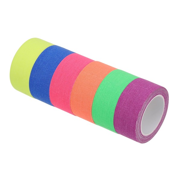 PATIKIL 1 Inch x 16.5 Feet Neon Gaffer Fabric Tape,