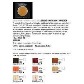 MAC Studio Finish Skin Corrector Pro Palette ~ OCHRE ~