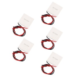 HALJIA 5PCS TEC1-12705 Thermoelectric Heatsink Thermoelectric Cooler Cooling Peltier Plate Module 12V 45W 40 x 40 mm