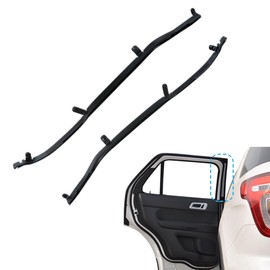 NLQR 1 Pair LH& RH Rear Door Front Weatherstrip Seal Compatible with Ford Explorer 2011-2019 Replace BB5Z7825324B BB5Z7825325B Left Driver and Right Passenger Side Weather Stripping Door Seal
